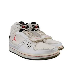 Nike Air Jordan 1 Sneakers Mens 9.5 Flight Strap 23 High Top Retro Trainer White